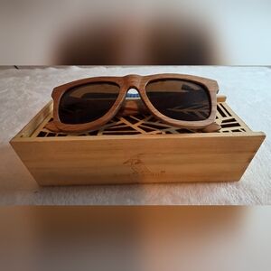 BOBO BIRD Wooden Sunglasses - Brown Frames